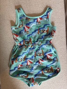 Bluey by Hanna Andersson Terry Romper – Size 4 🐾💙